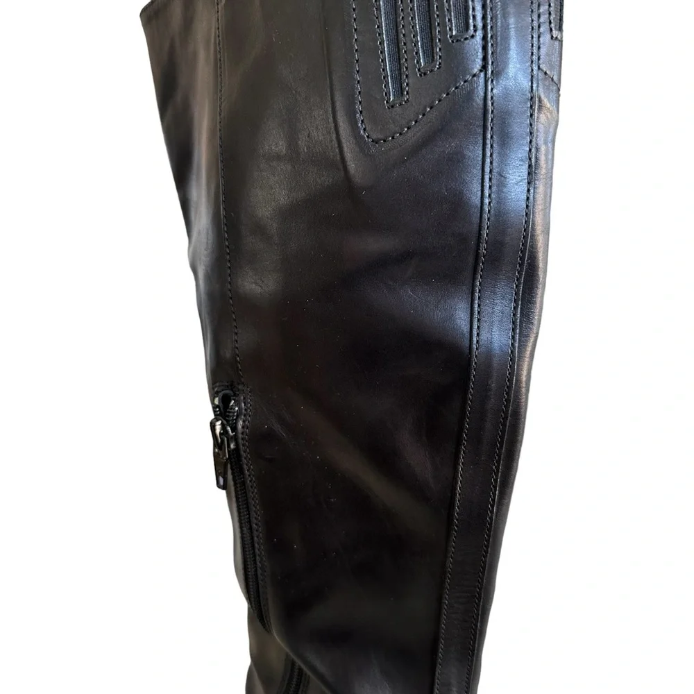 AGL Knee High Leather Boot - Picture 6 of 11